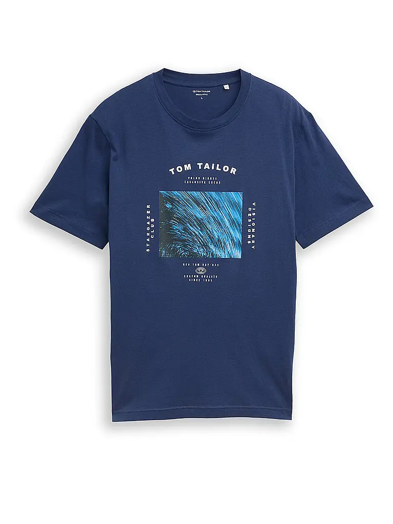 TOM TAILOR | T-Shirt  | Blau