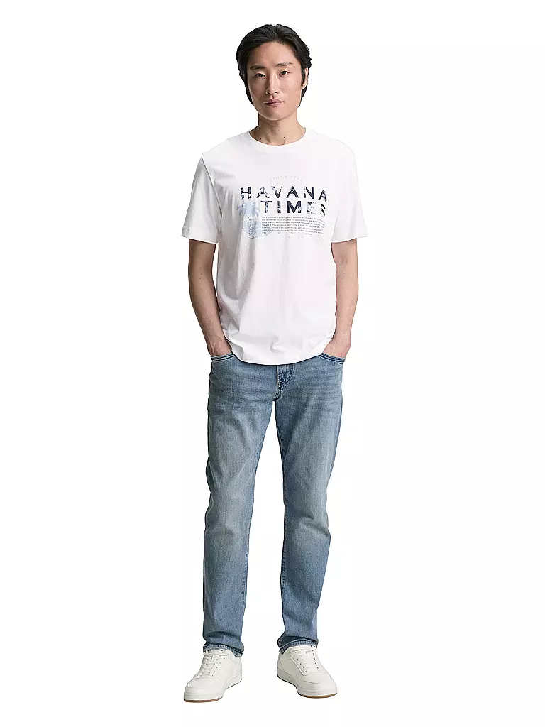 TOM TAILOR | T-Shirt  | weiss