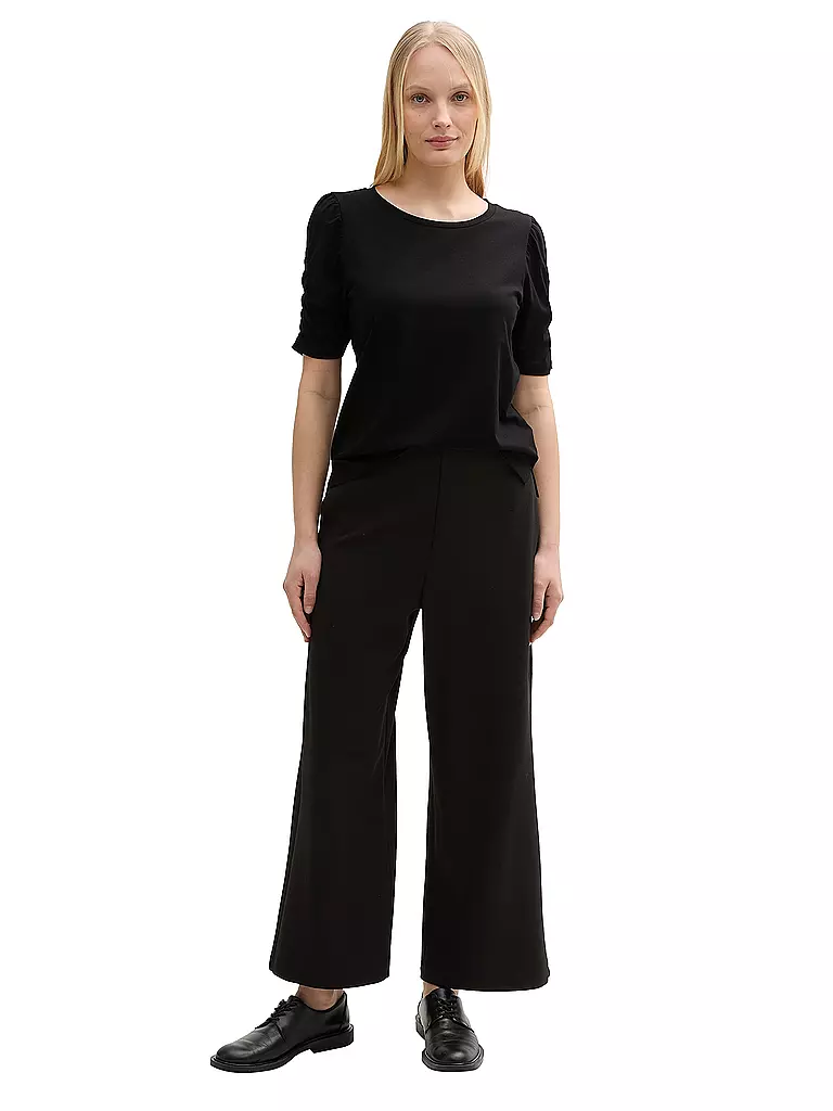 TOM TAILOR | T-Shirt  | schwarz