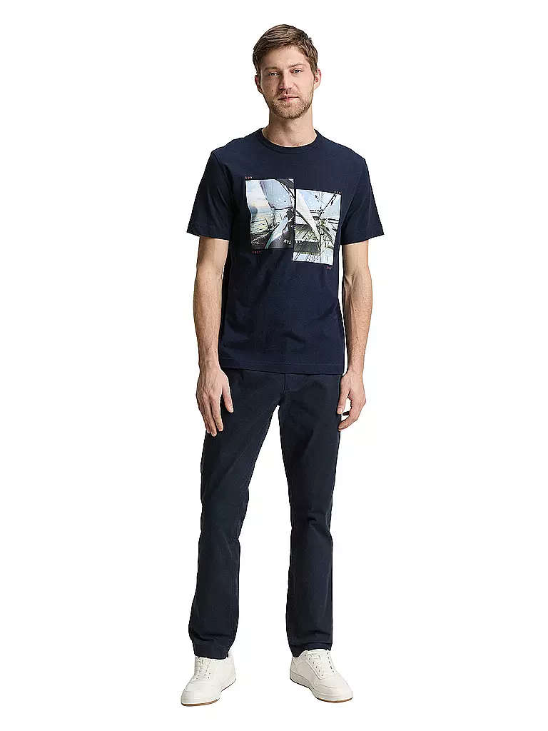 TOM TAILOR | T-Shirt  | dunkelblau