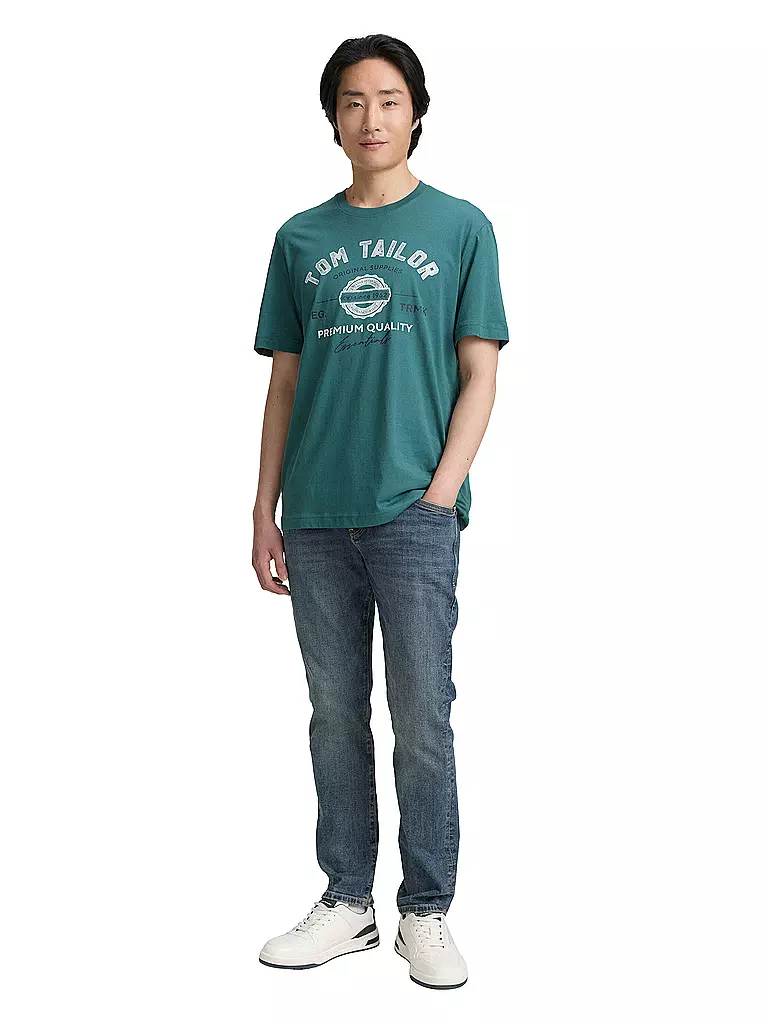 TOM TAILOR | T-Shirt  | grün
