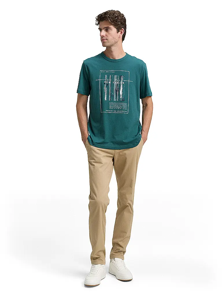 TOM TAILOR | T-Shirt  | petrol