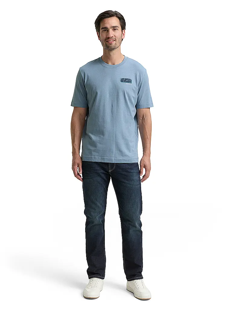 TOM TAILOR | T-Shirt  | blau