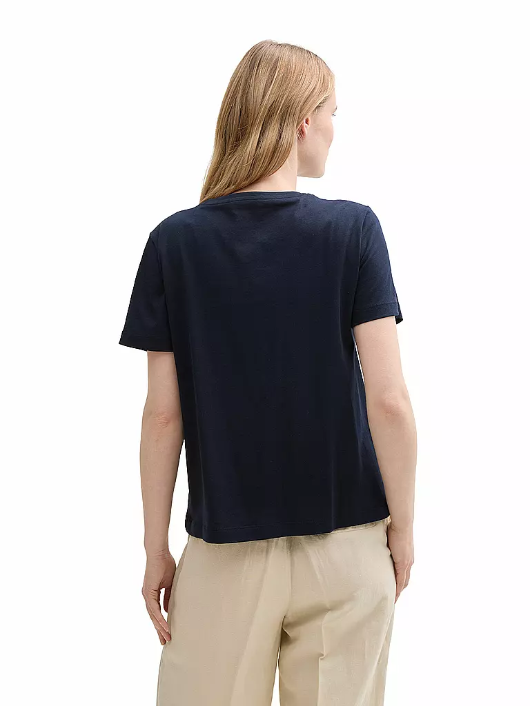 TOM TAILOR | T-Shirt  | dunkelblau