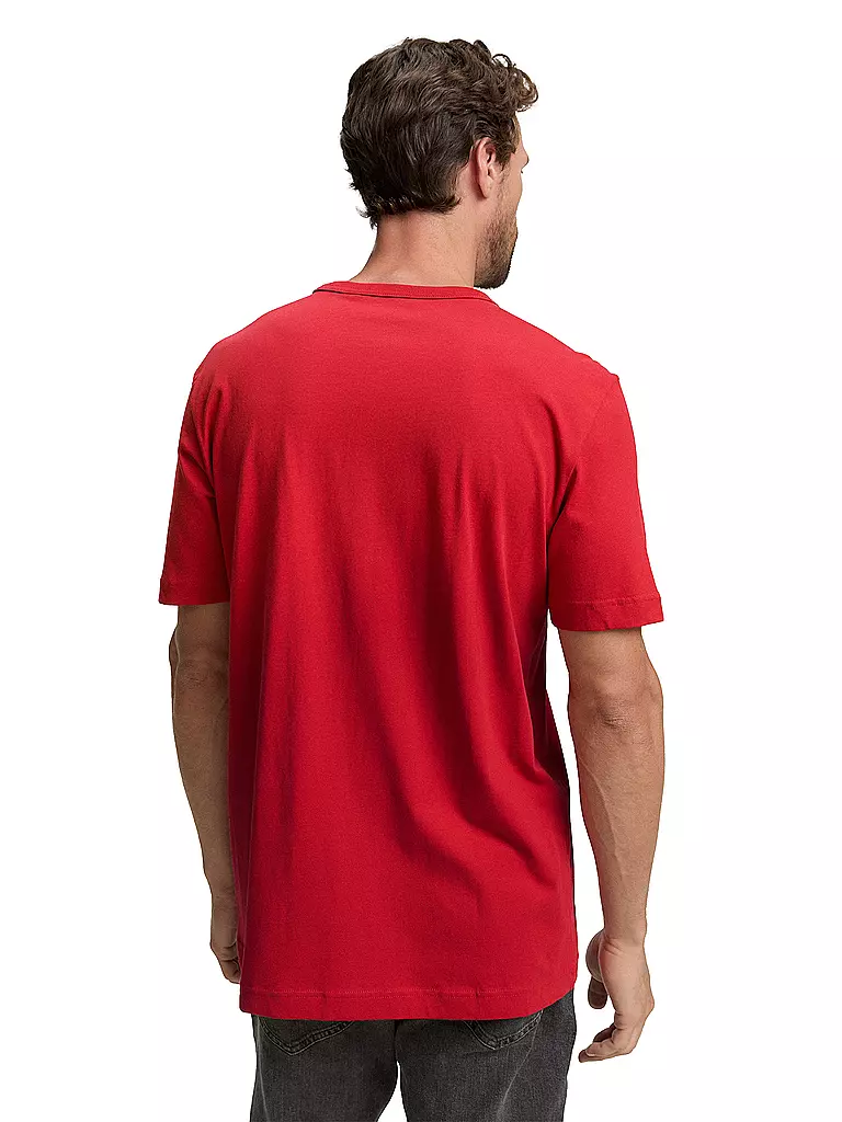TOM TAILOR | T-Shirt  | rot