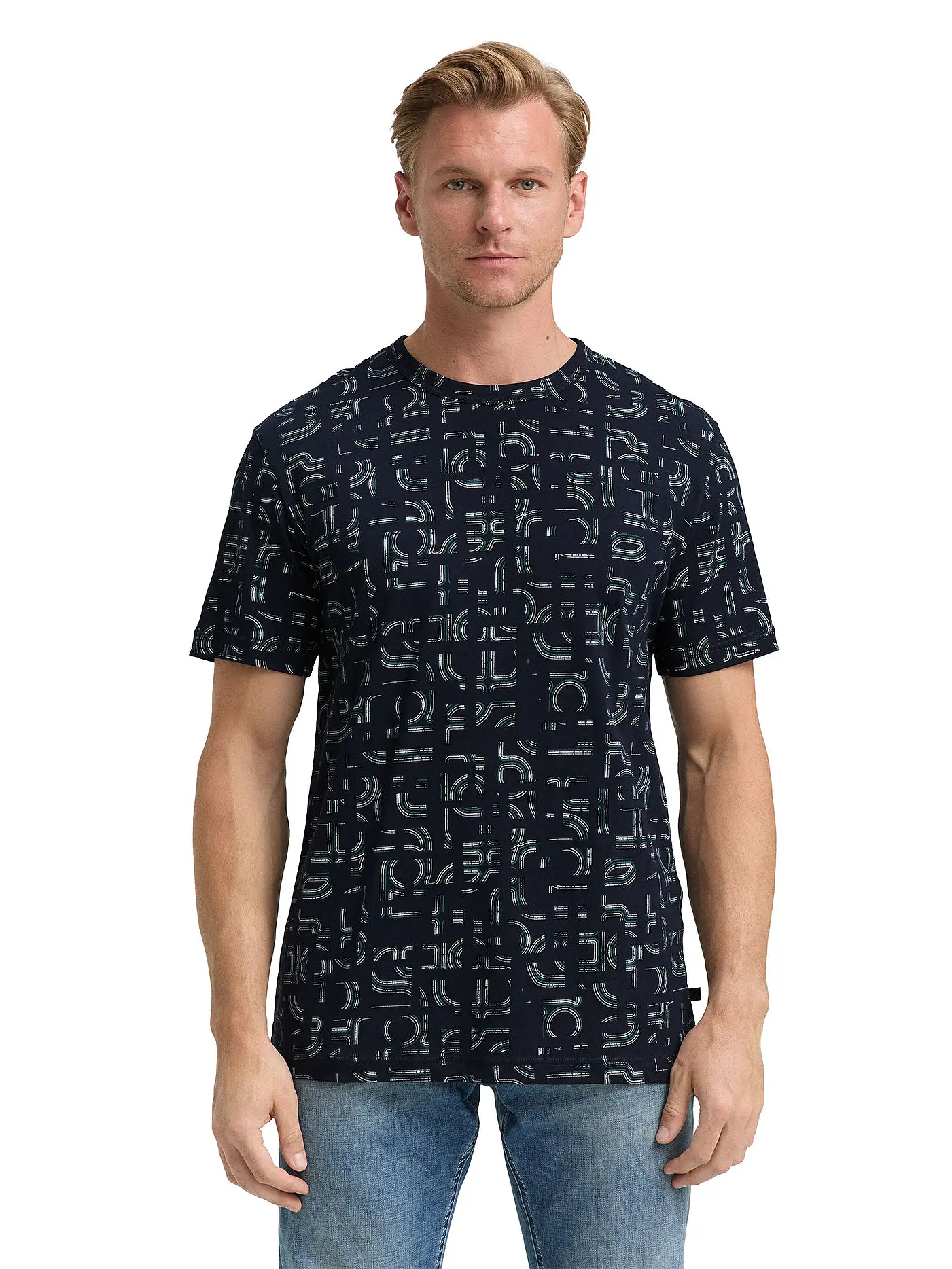 TOM TAILOR | T-Shirt  | blau