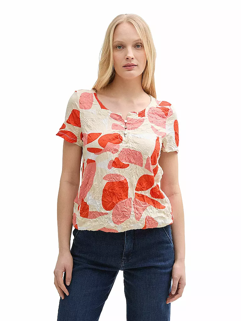 TOM TAILOR | T-Shirt  | rot