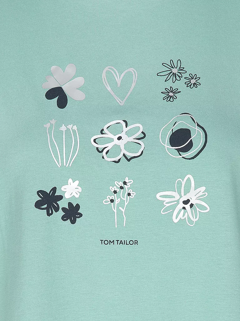TOM TAILOR | T-Shirt  | mint