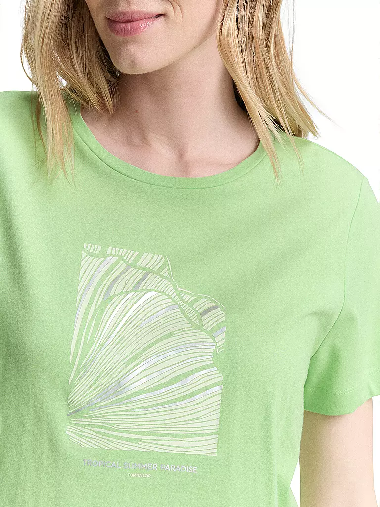 TOM TAILOR | T-Shirt  | hellgrün