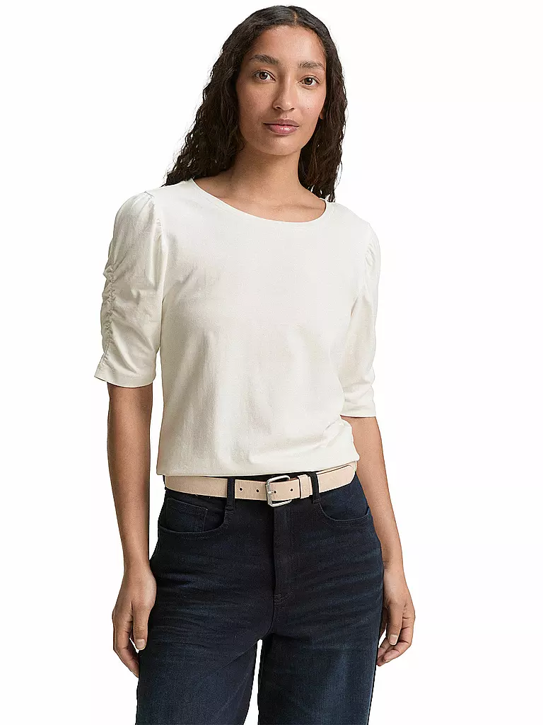 TOM TAILOR | T-Shirt  | weiss