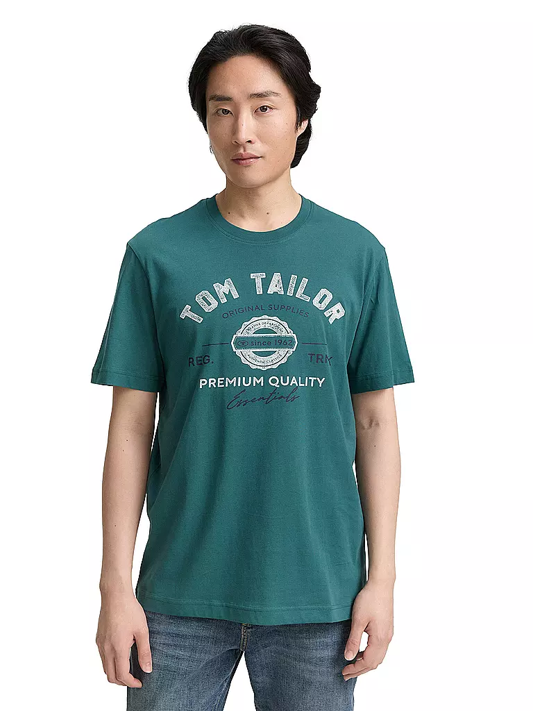 TOM TAILOR | T-Shirt  | grün