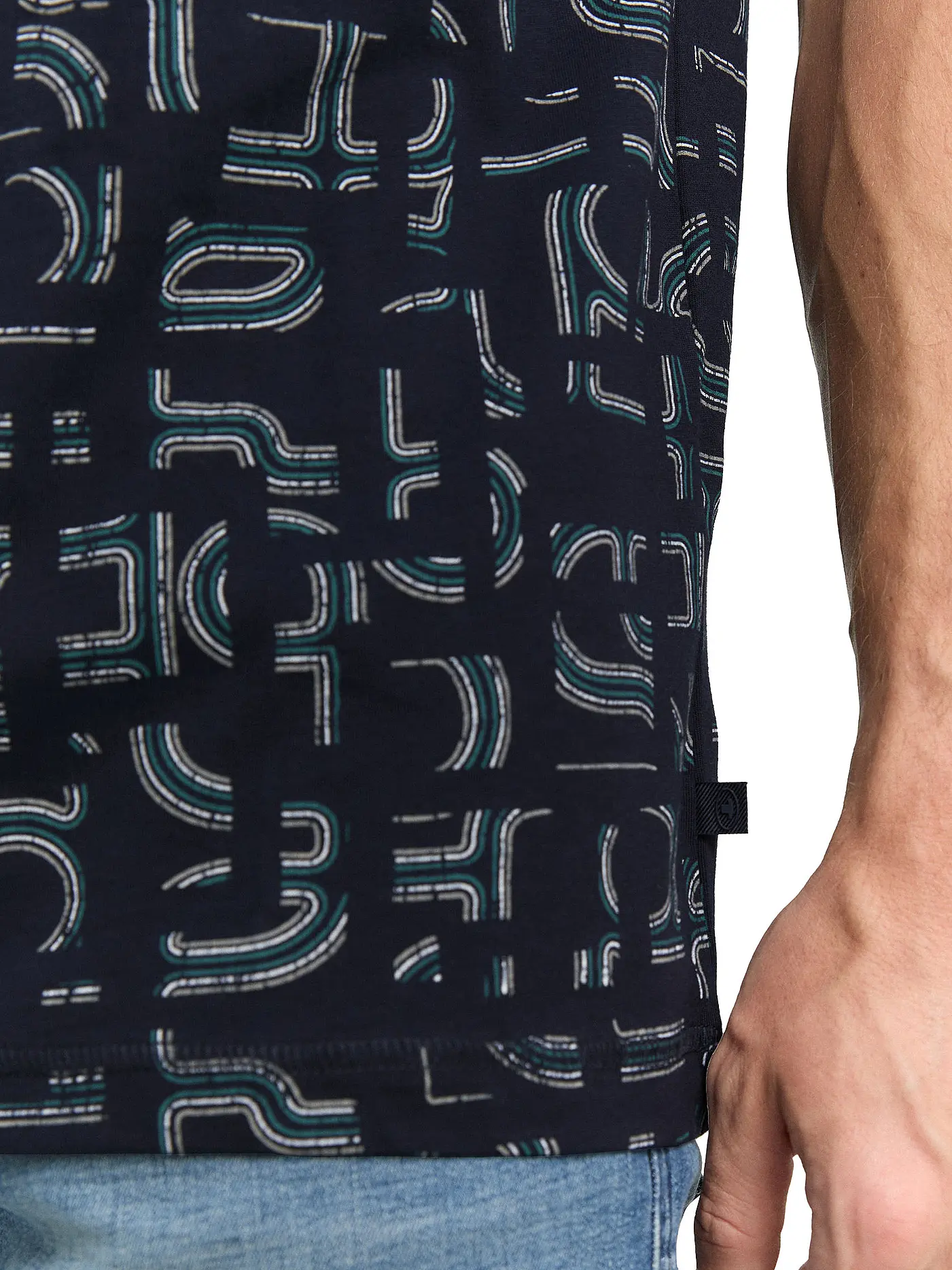 TOM TAILOR | T-Shirt  | blau