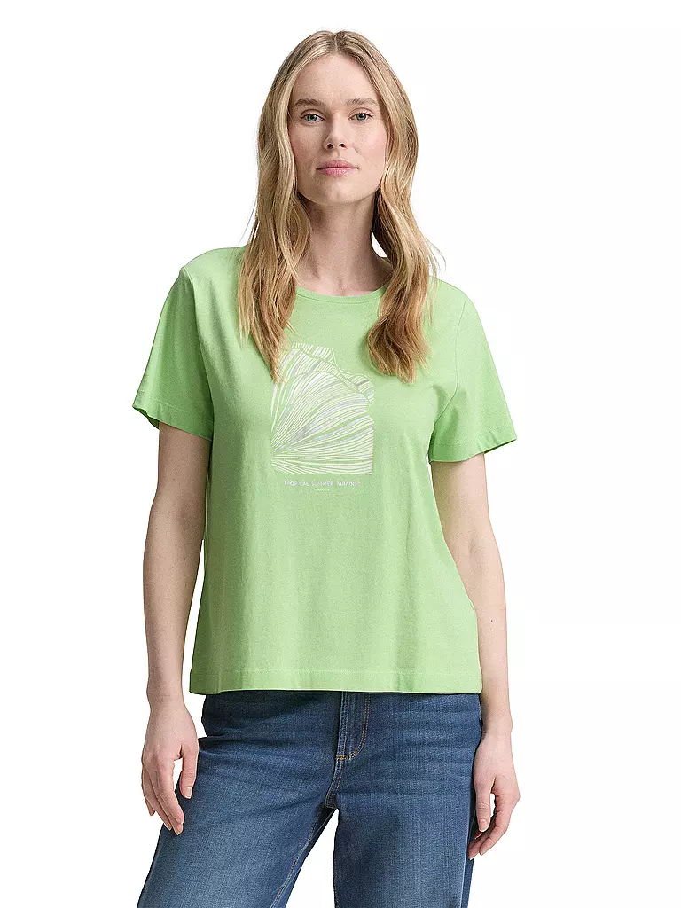 TOM TAILOR | T-Shirt  | hellgrün