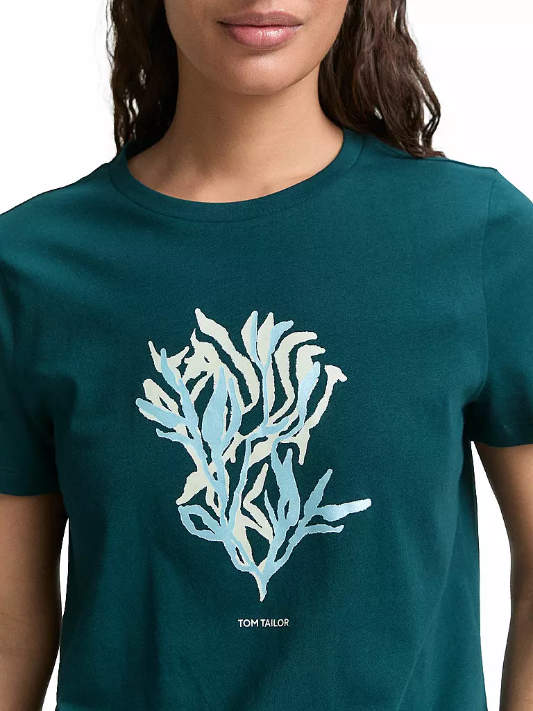 TOM TAILOR | T-Shirt  | petrol