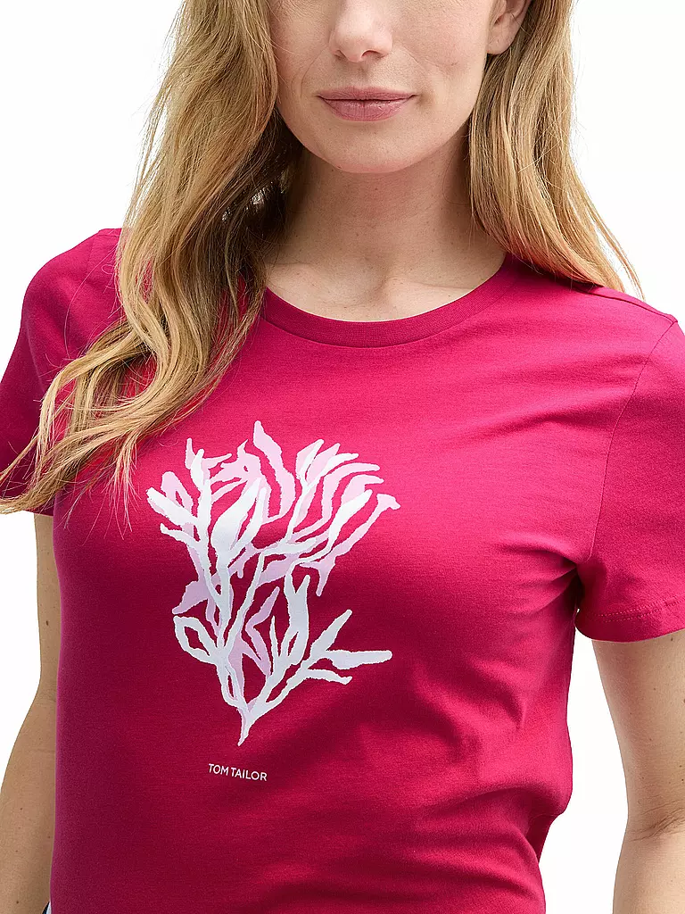 TOM TAILOR | T-Shirt  | rot