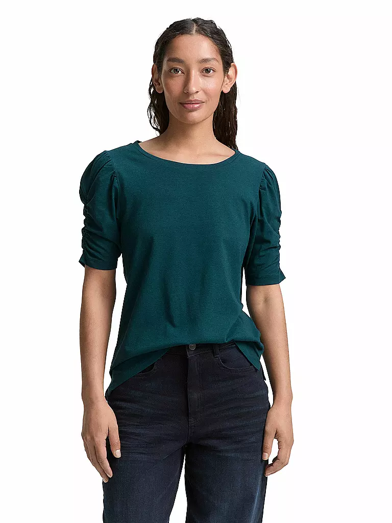 TOM TAILOR | T-Shirt  | petrol