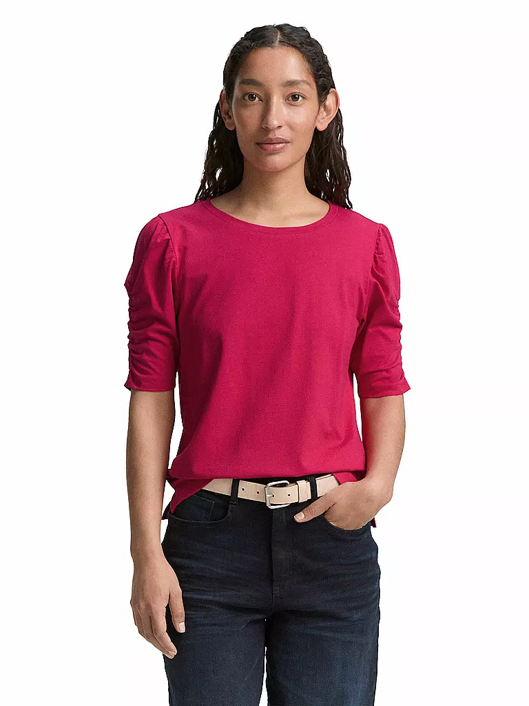 TOM TAILOR | T-Shirt  | rot