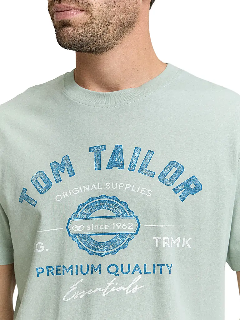 TOM TAILOR | T-Shirt  | Grün