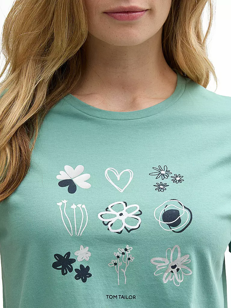 TOM TAILOR | T-Shirt  | mint