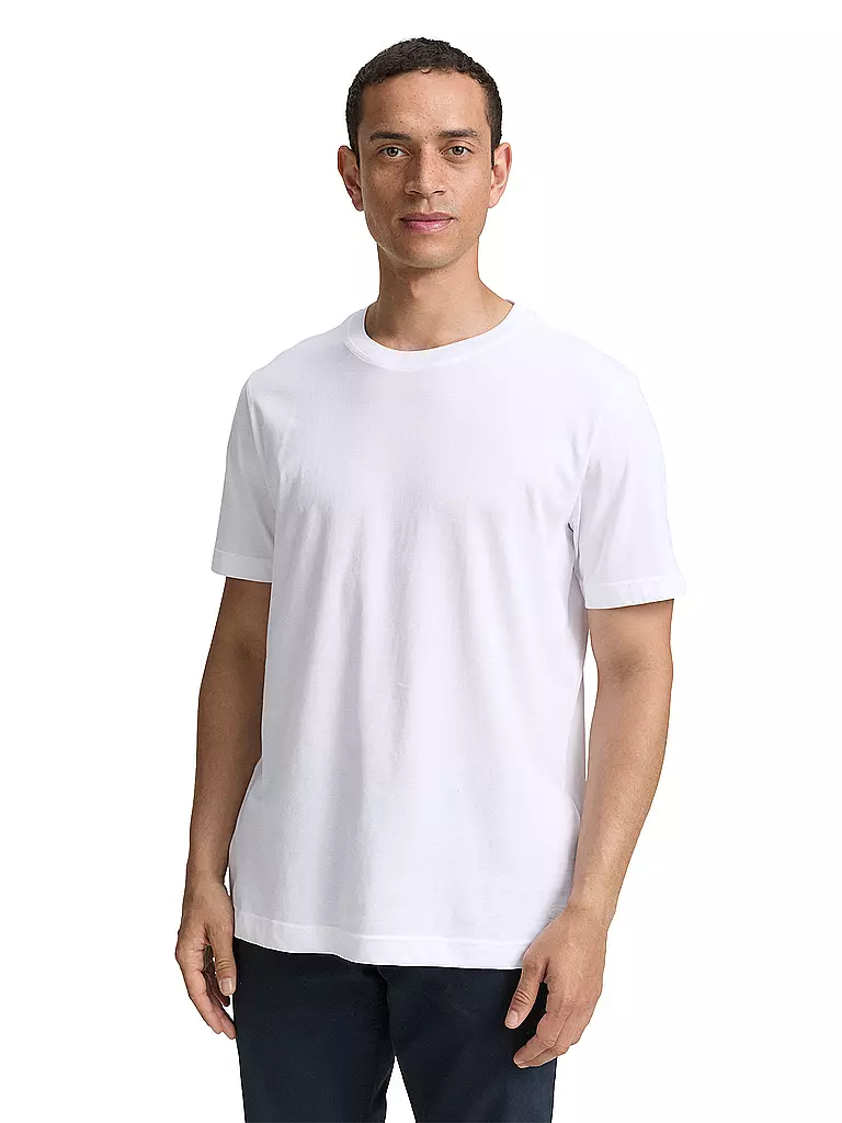 TOM TAILOR | T-Shirt 2er Pkg. | weiss