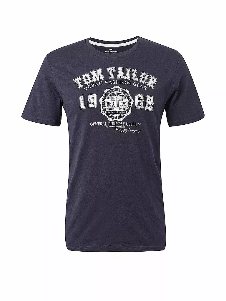 TOM TAILOR | T-Shirt Regular Fit | blau