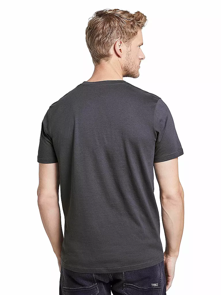 TOM TAILOR | T-Shirt Regular Fit | grau