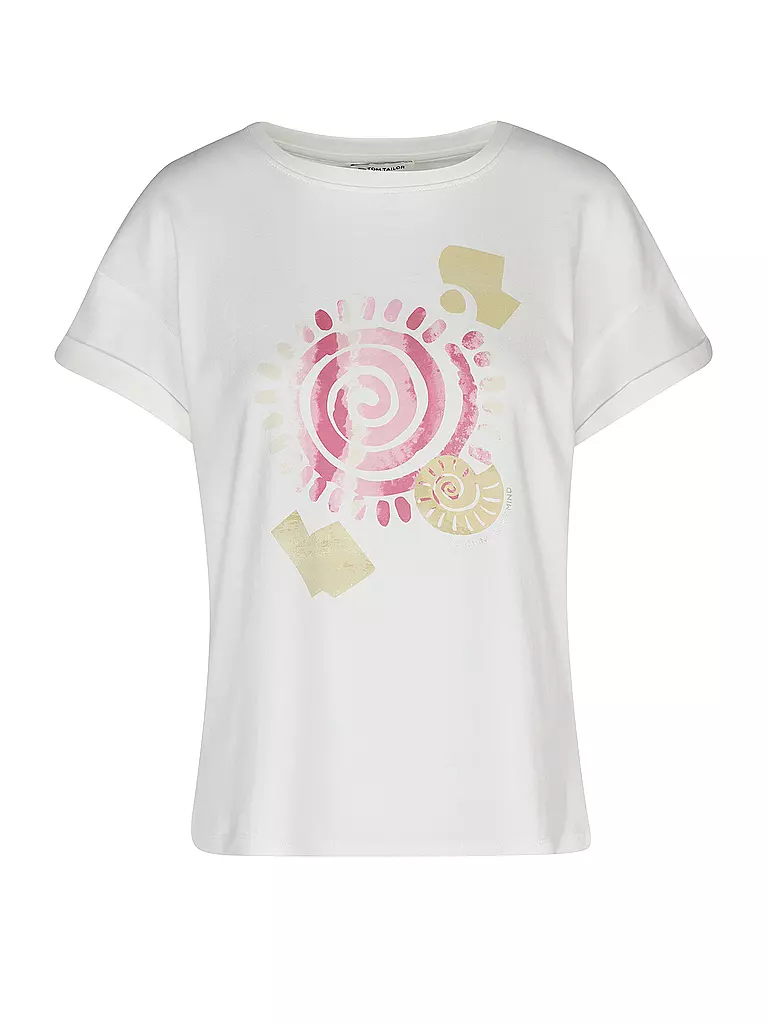 TOM TAILOR | T-Shirt | weiss