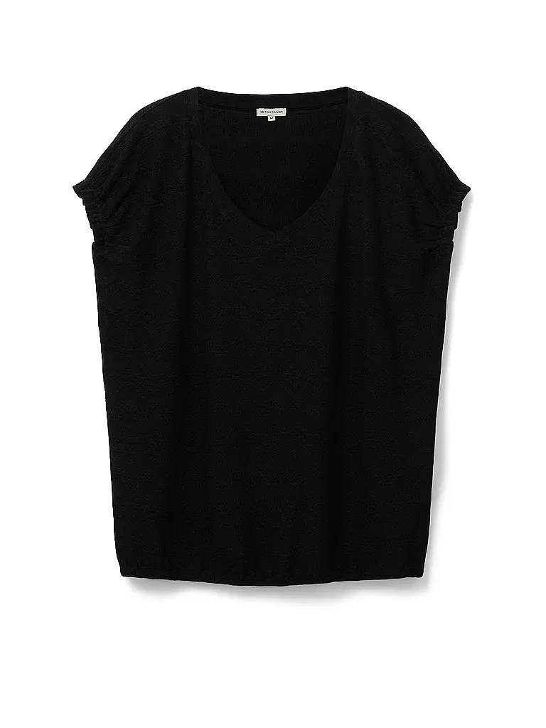 TOM TAILOR | T-Shirt | schwarz