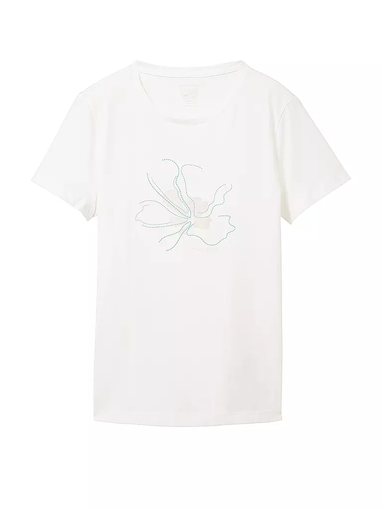 TOM TAILOR | T-Shirt | weiss