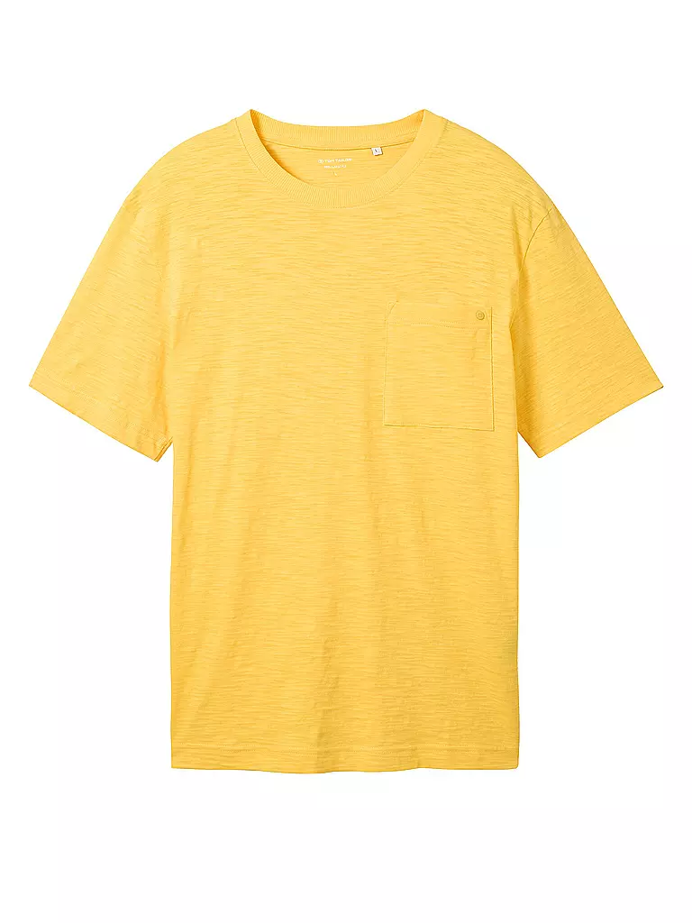 TOM TAILOR | T-Shirt | gelb