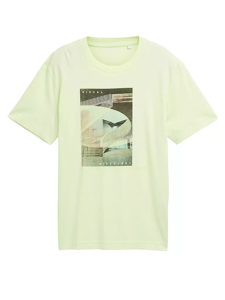 TOM TAILOR | T-Shirt | hellgrün