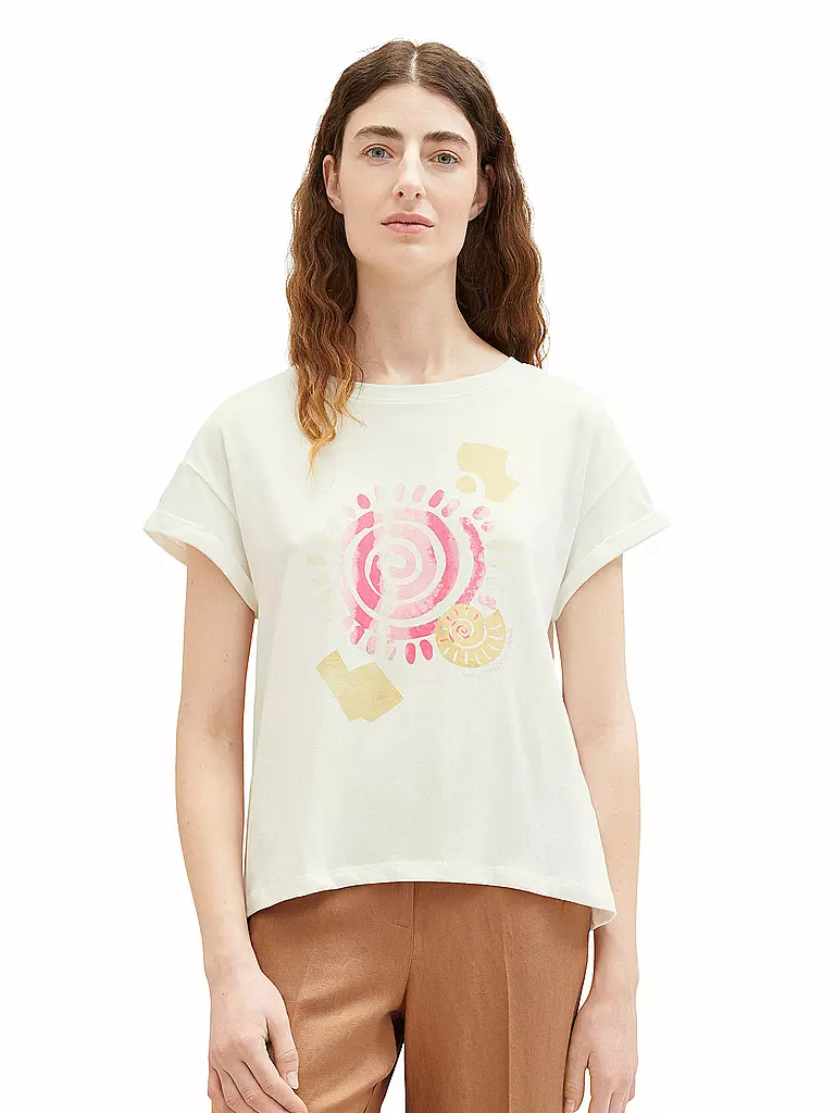 TOM TAILOR | T-Shirt | weiss