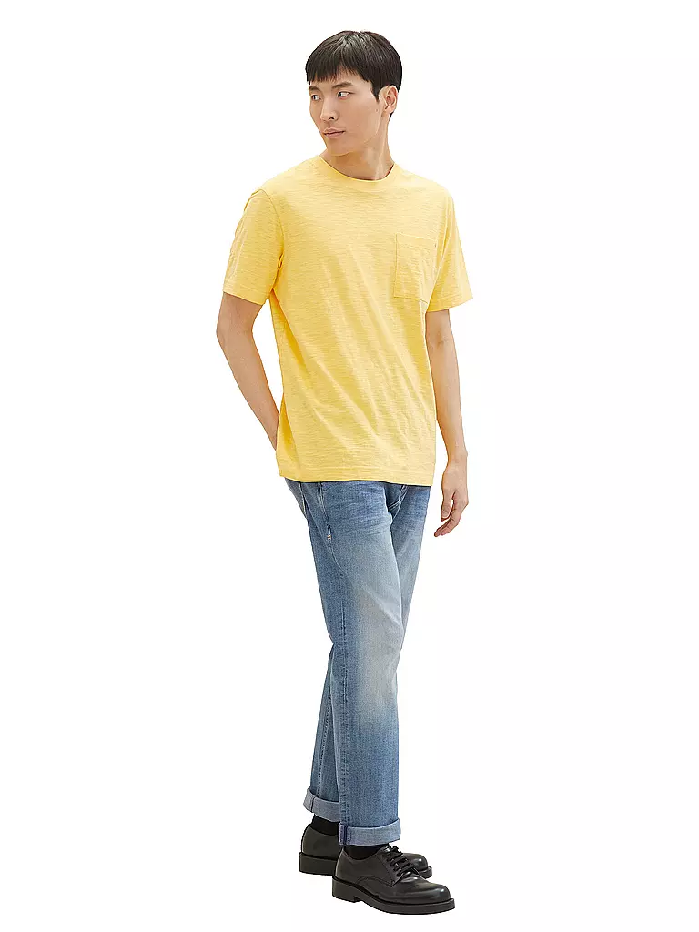 TOM TAILOR | T-Shirt | gelb