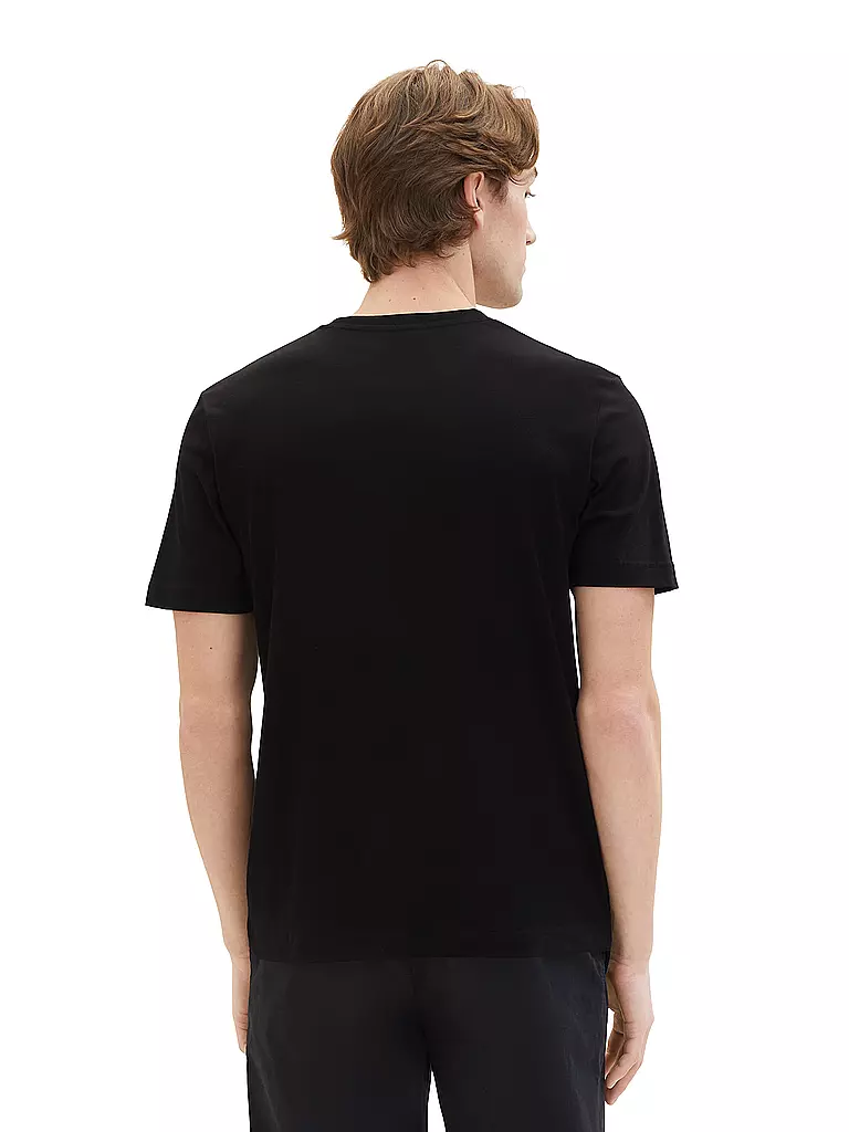 TOM TAILOR | T-Shirt | schwarz