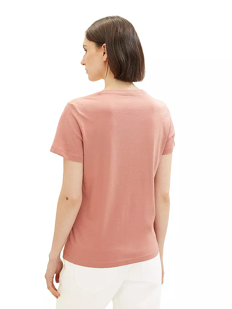 TOM TAILOR | T-Shirt | rosa