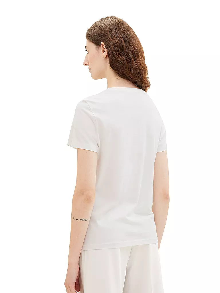 TOM TAILOR | T-Shirt | creme