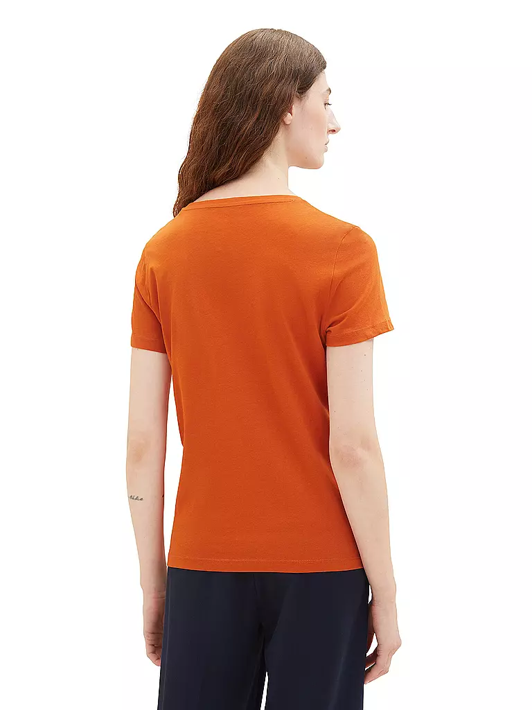 TOM TAILOR | T-Shirt | orange