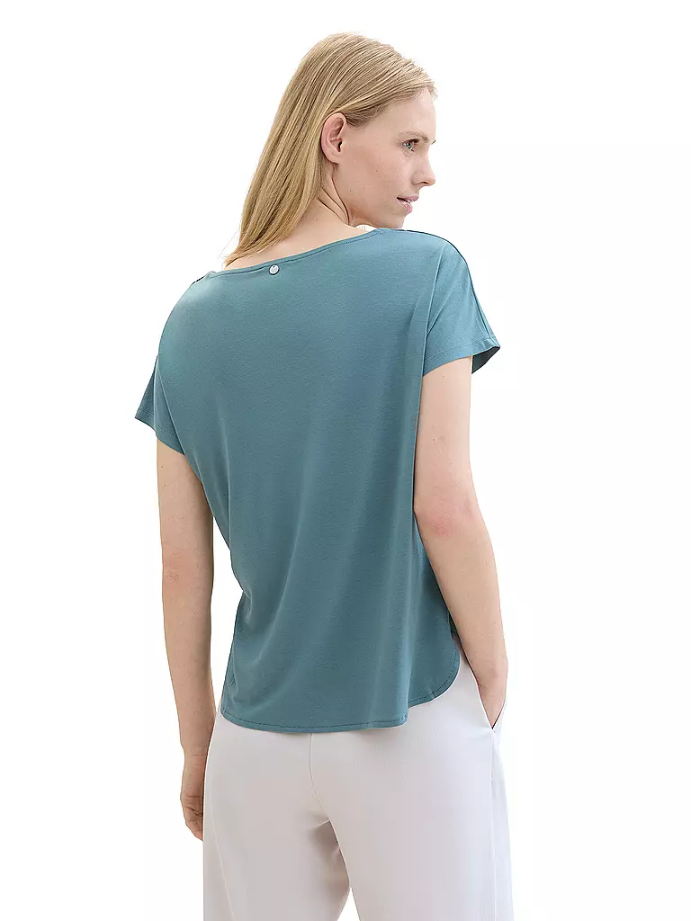 TOM TAILOR | T-Shirt | dunkelgrün