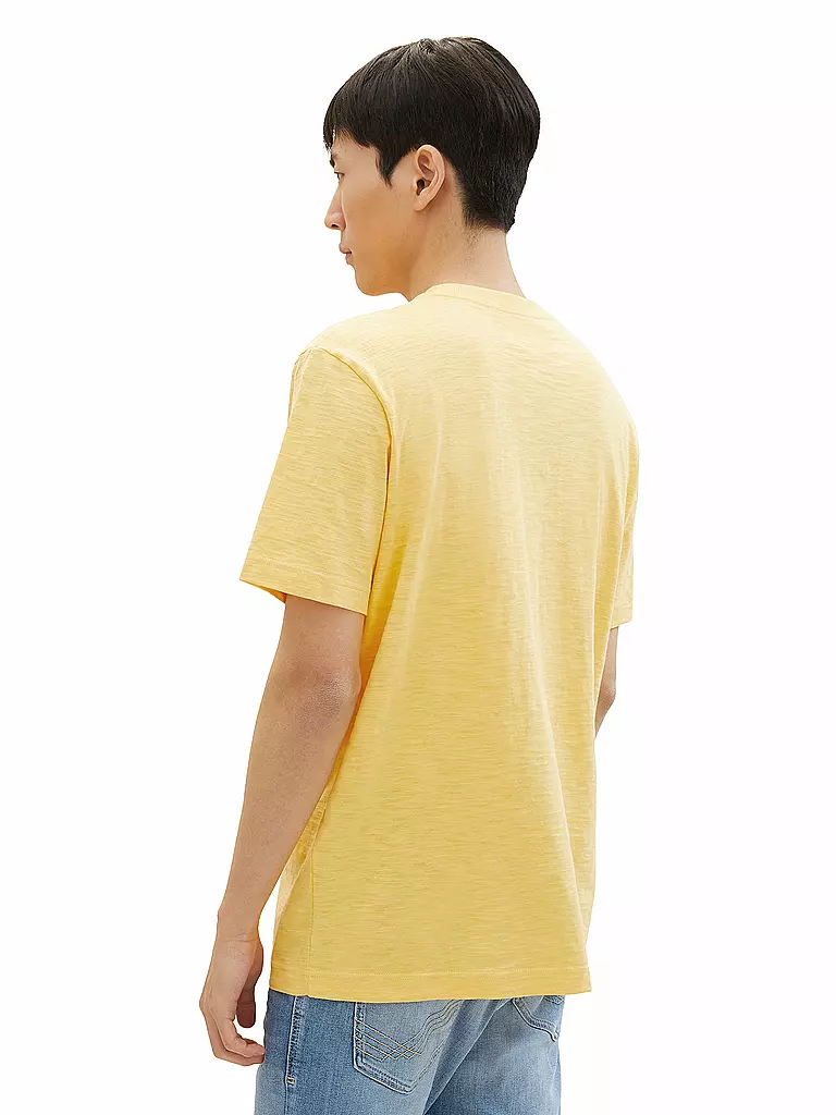 TOM TAILOR | T-Shirt | gelb