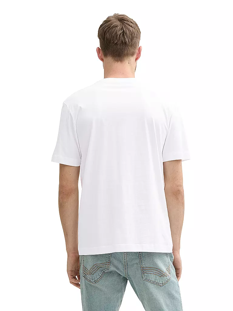 TOM TAILOR | T-Shirt | weiss