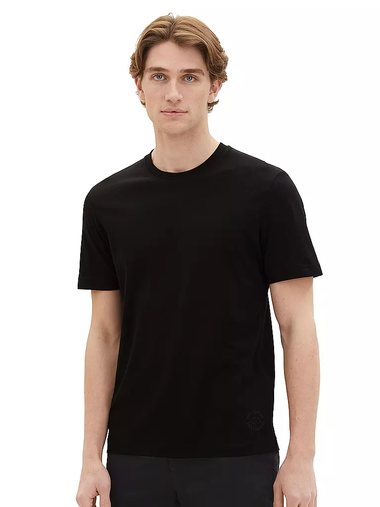 TOM TAILOR | T-Shirt | schwarz