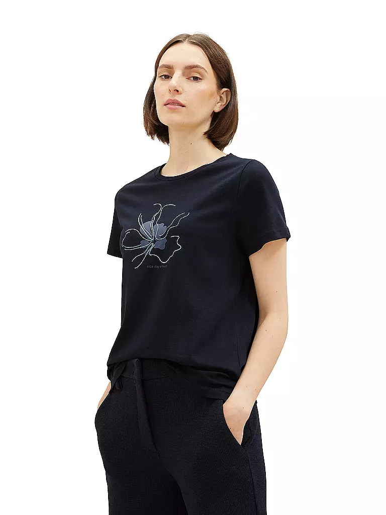 TOM TAILOR | T-Shirt | dunkelblau