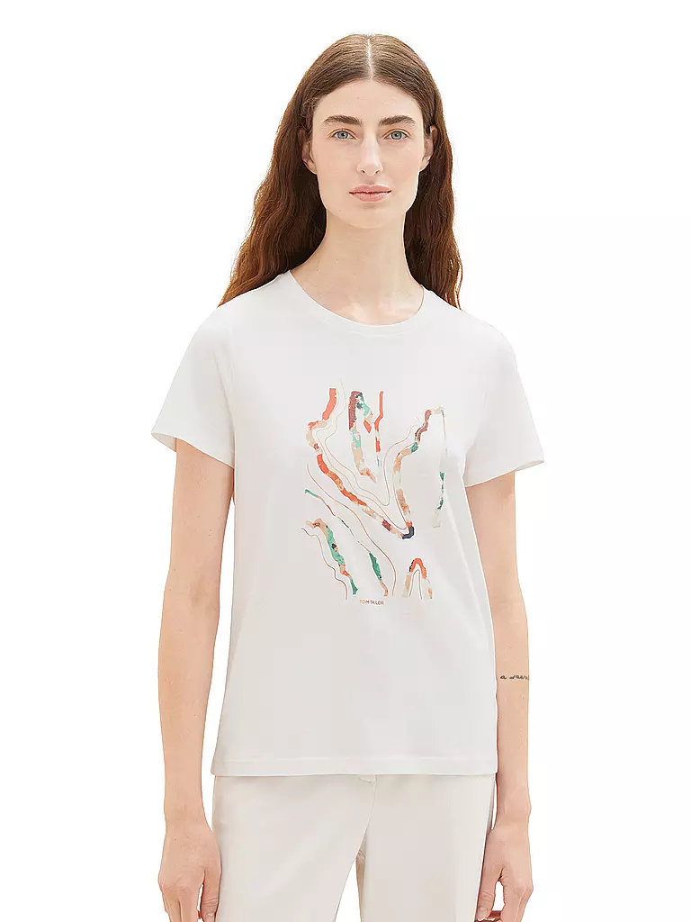 TOM TAILOR | T-Shirt | creme