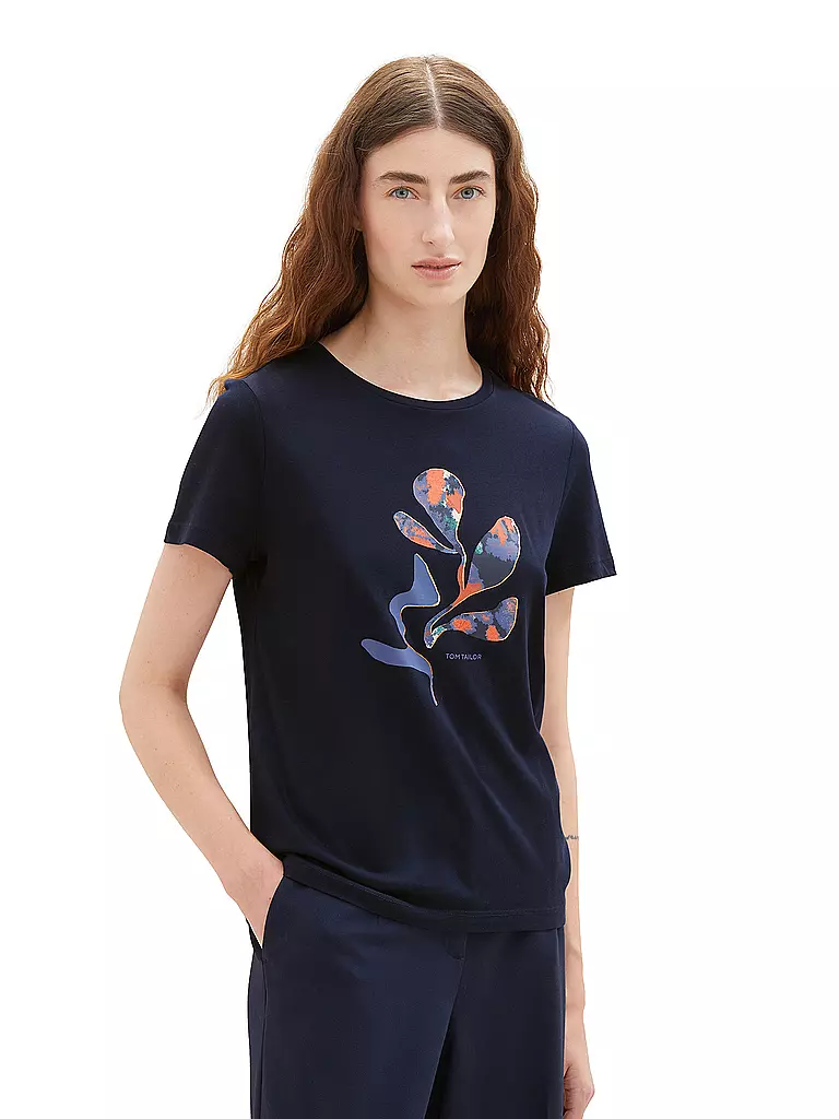 TOM TAILOR | T-Shirt | dunkelblau