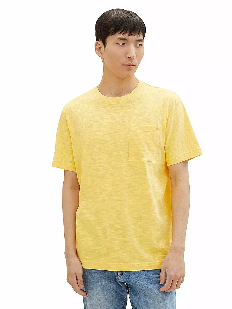 TOM TAILOR | T-Shirt | gelb