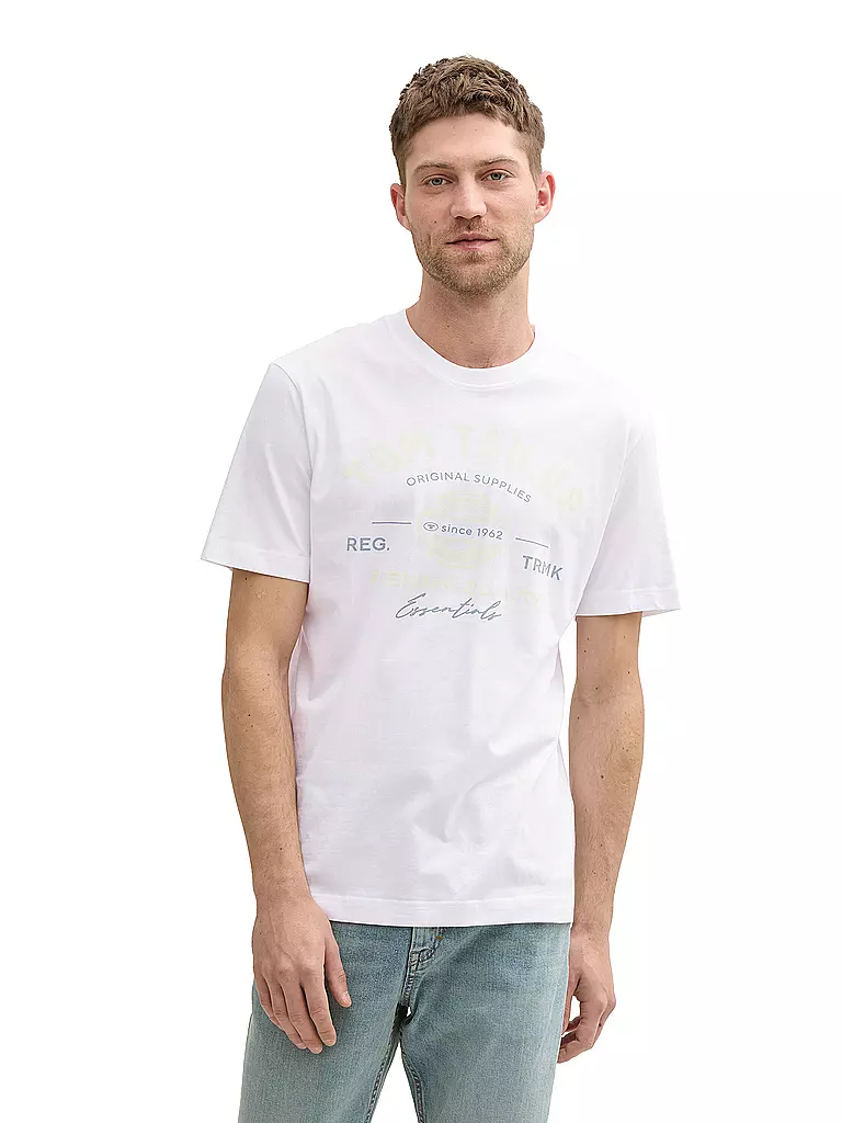 TOM TAILOR | T-Shirt | weiss