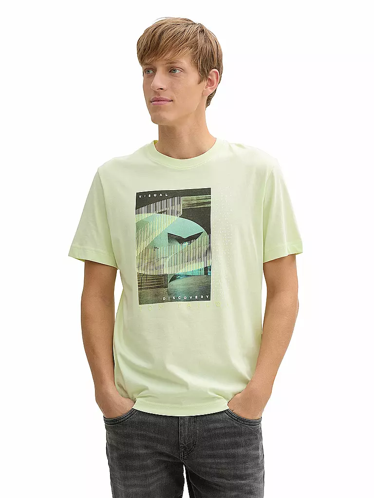 TOM TAILOR | T-Shirt | hellgrün