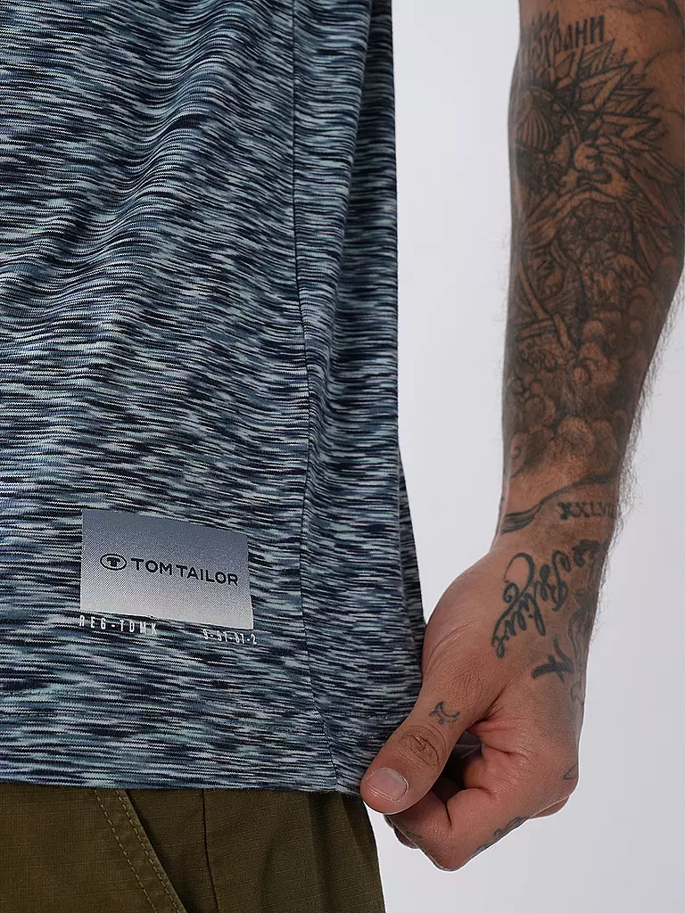 TOM TAILOR | T-Shirt | blau