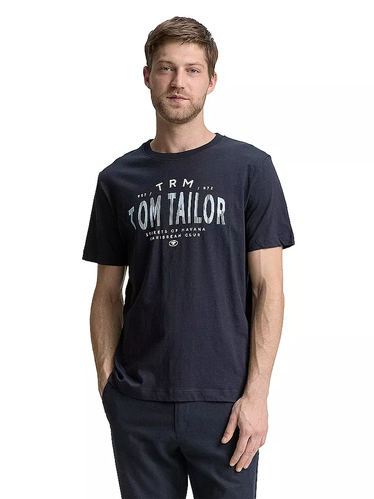 TOM TAILOR | T-Shirt | hellblau