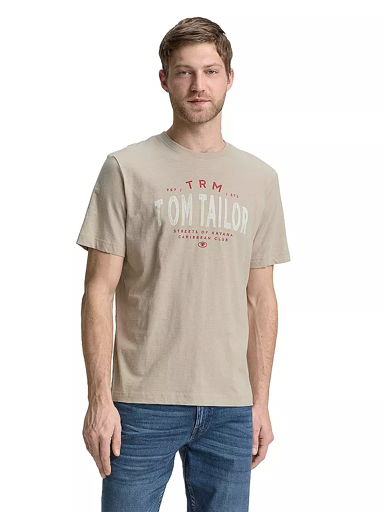 TOM TAILOR | T-Shirt | hellblau